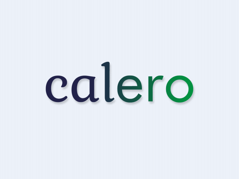 Calero logo animation branding simple 2d animation 2d animated logo motion animation after effects