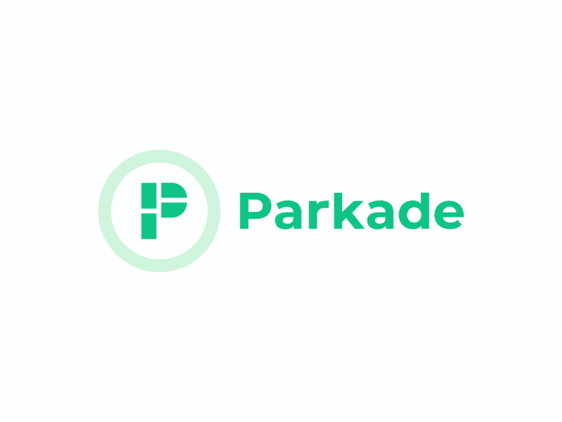 Parkade logo animation design animation logo logo 2d animation 2d animated simple motion animation after effects