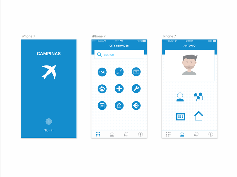 Inspirasi #33 - UI / UX Design Smart City Web / App
