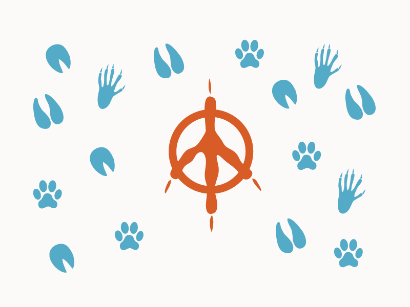 peace animals animal print peace peace sign vegan veganism