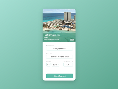 @Daily UI Challenge #dailyui#002 booking hotel payment ui uidesign ux
