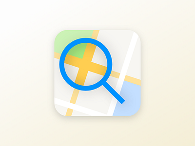 #dailyui#005, Map App Icon adobe xd app dailyui design dribbble icon icon app interface design logo logodesigngraphic ui uidesign ux ux design