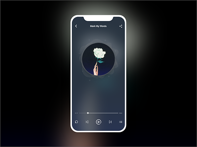 #dailyui#009 Music Player app dailyui design dribbble icon app interface design ui uidesign ux ux design