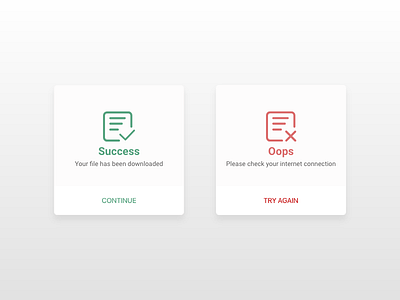 Just finished my #dailyui#011 Flash Message (Error/Success)