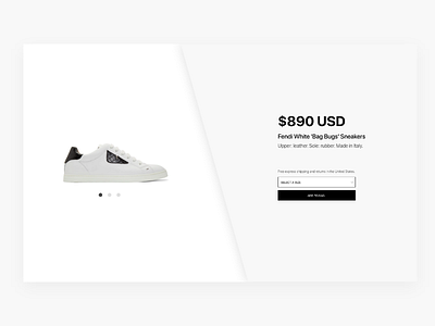 #dailyui#012 E-Commerce Shop (Single Item)