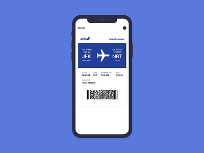 #Dailyui#024#BoardingPass