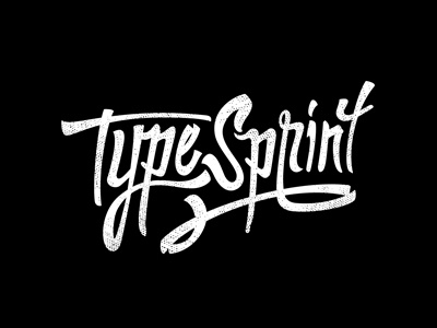 Typesprint design graphic jamesmcdonough lettering texture type typesprint typography