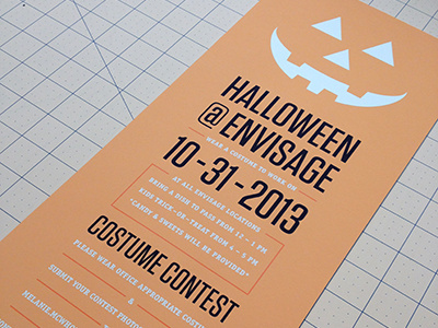 Halloween Poster design halloween orange poster typography