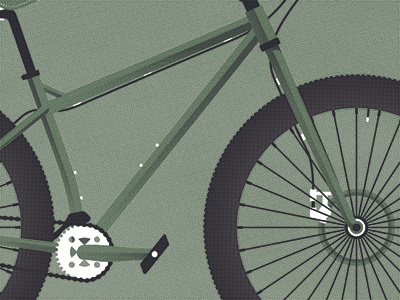 Detail Shot of the Bike Print