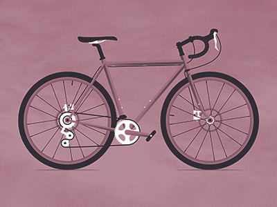 Bike Art Print art print bicycle bike halftone surly vector