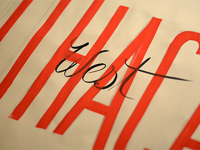 West brushpen design hand drawn handlettered ithaca james mcdonough lettering marker sketch type typesprint typography