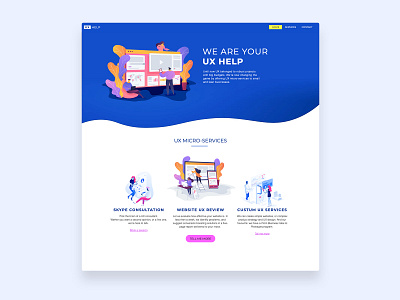 UX HELP—Website and service design