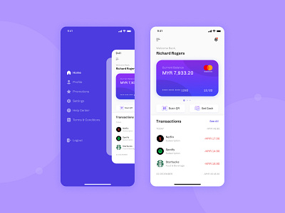 Finance App app design bank banking app cards clean credit card crypto ewallet finance app fintech mobile app design ui uiux uxdesign