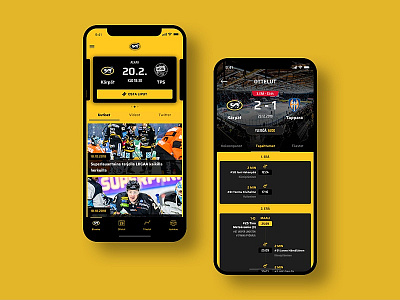 Kärpät - Hockey App hockey mobile app sport sport app
