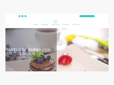 Marimorena's site animation design food home icon site ui ux web