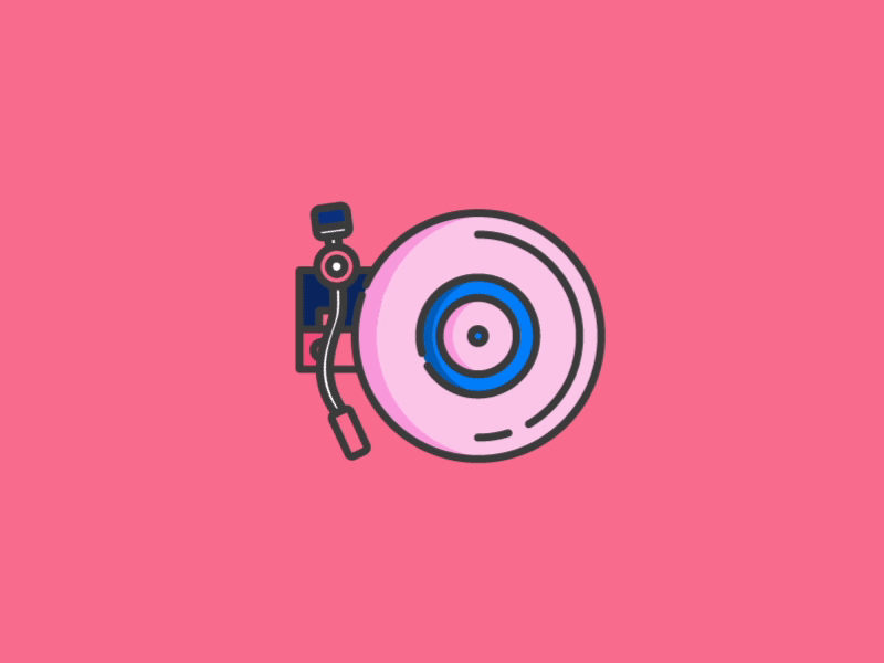 Collection of gif: Player record by Lydia Amaruch on Dribbble
