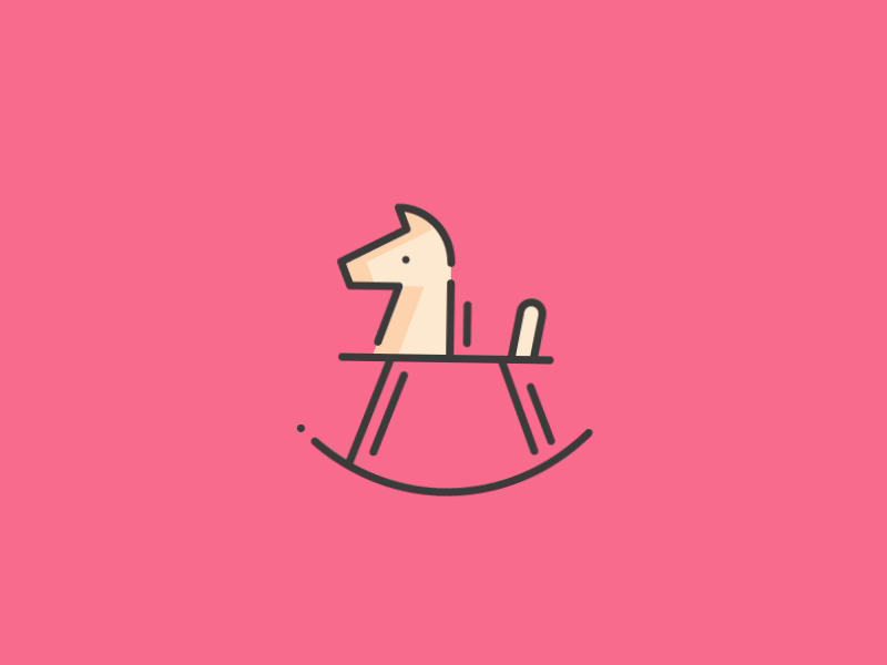 Collection of gif: Levis aftereffects animation design flat horse icon line motiongraphics toy vector