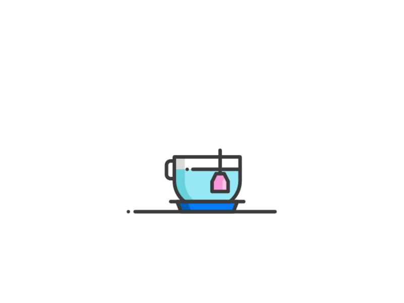 Collection of gif: Lipton Tea aftereffect animation cup design flat hot icon illustration line motiongraphics tea vector warm
