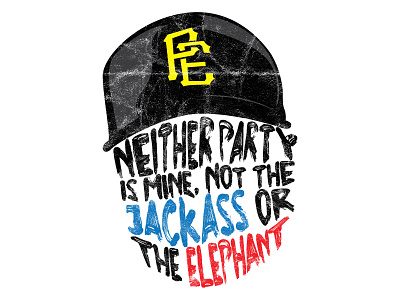 Neither Party Is Mine. adobe illustrator hip hop hip-hop hiphop illustrator rap vector