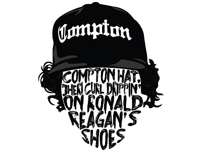 Compton Hat eric wright hip hop hip-hop hiphop nwa