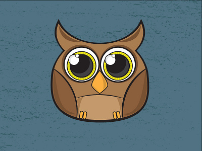 Vector Owl cartoon character illustrator owl vector