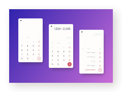 DailyUI 004 • Calculator • Version A