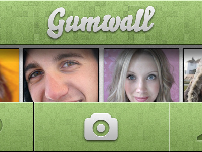 Gumwall App app green ios iphone retina ui