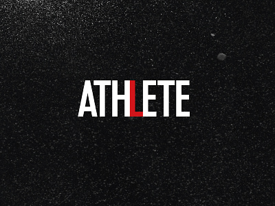 ATHLETE hahdlettering lettering logo logotype typography леттеринг