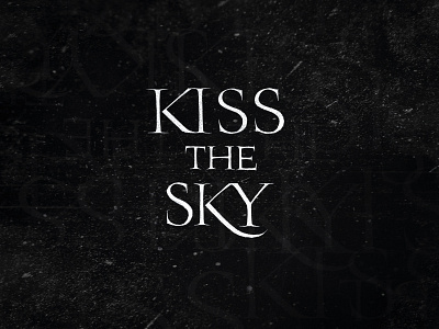 KISS the SKY calligraphy cyrillic hahdlettering lettering romancapitals troyan typo typography каллиграфия леттеринг