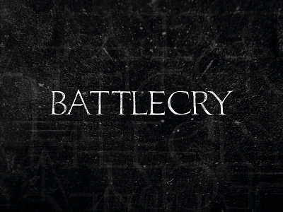 BATTLECRY black3angle calligraphy gothic hahdlettering lettering typo typography каллиграфия леттеринг