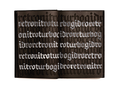 retronitroturbogidro black3angle calligraphy gothic hahdlettering lettering typo typography каллиграфия леттеринг
