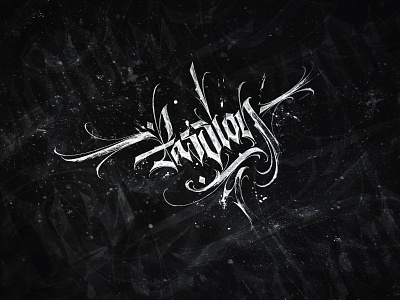 PASSION black3angle calligraphy gothic hahdlettering lettering typo typography каллиграфия леттеринг