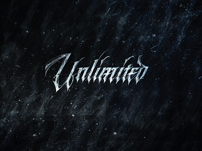 Unlimited black3angle calligraphy hahdlettering lettering typo typography каллиграфия леттеринг