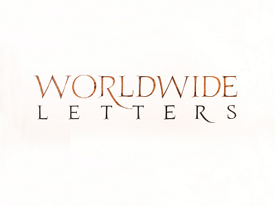 WORLDWIDE Letters calligraphy gothic hahdlettering lettering romancapitals troyan typo typography каллиграфия леттеринг