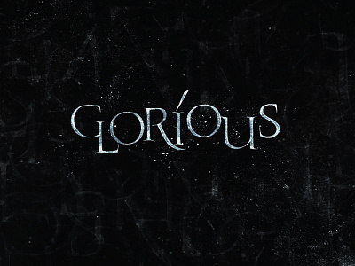 GLORIOUS black3angle calligraphy hahdlettering lettering typo typography каллиграфия леттеринг