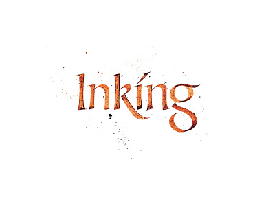 inking calligraphy hahdlettering lettering typo typography каллиграфия леттеринг