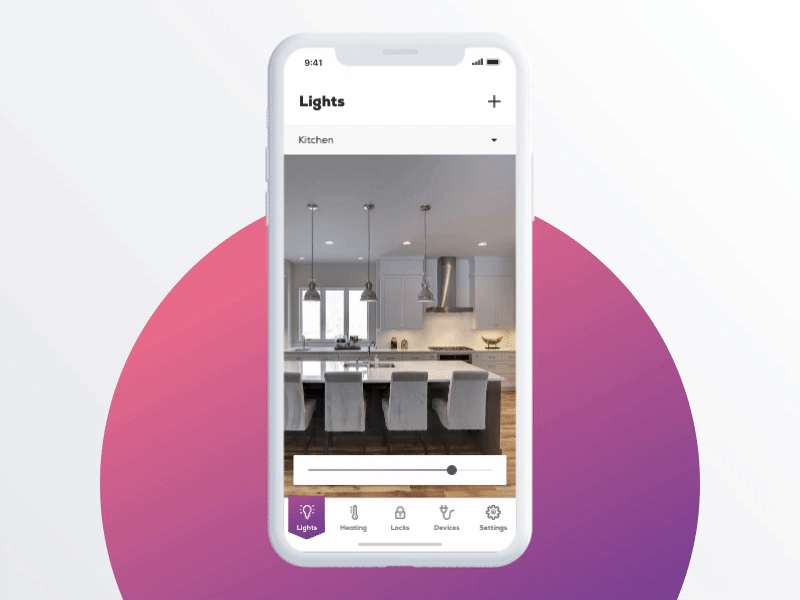 Smart Home — UI Weekly Challenge — S2 / W08 app data home lights mobile mobile ui smart smart home smarthome ui vizualization