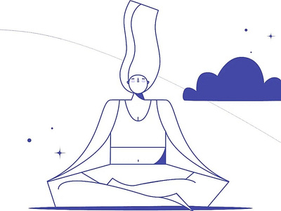 Yoga vs yogi by Samira Hojabri on Dribbble