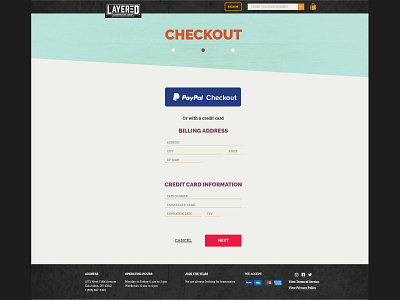 UI Daily 002: Credit Card Checkout