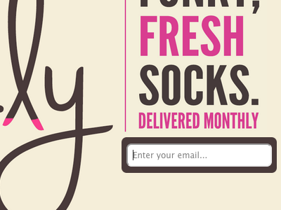 Sock.ly Sign-up