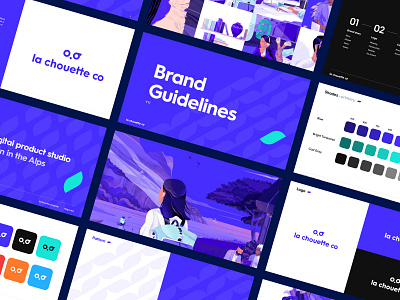 La Chouette Co — Brand Guidelines brandguidelines branding chouette design illustration studio web