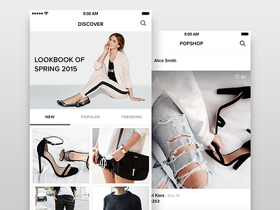 Popshop App app but discover fashion ios items products shopping