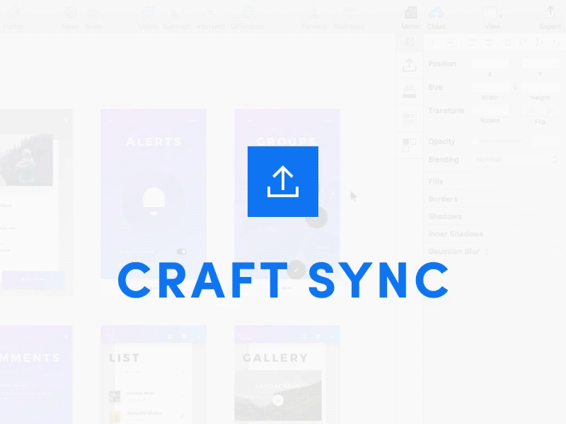 InVision Craft Sketch and Custom Text Content
