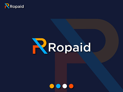 R letter logo design -Ropaid