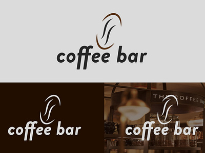 Coffee Bar Logo brand ding brand logo coffee bar logo illustrator logo logo design mascot logo minimalist logo modern logo