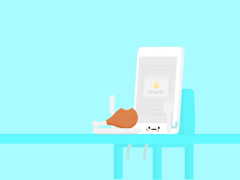 Eat Responsibly 2.5d animation tablet thanksgiving turkey