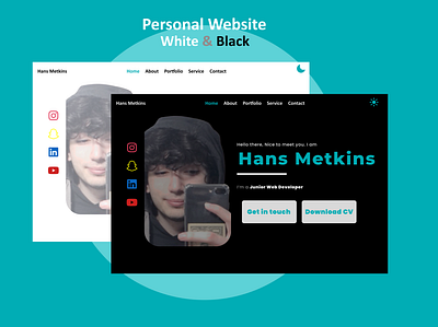 Personal Website Design design graphic design personalwebsite ui ux website design