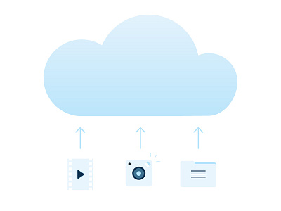 Cloud Storage Iconography