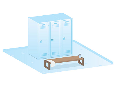 Locker Room Illustration