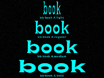 bb-book A and bb-book contrasted